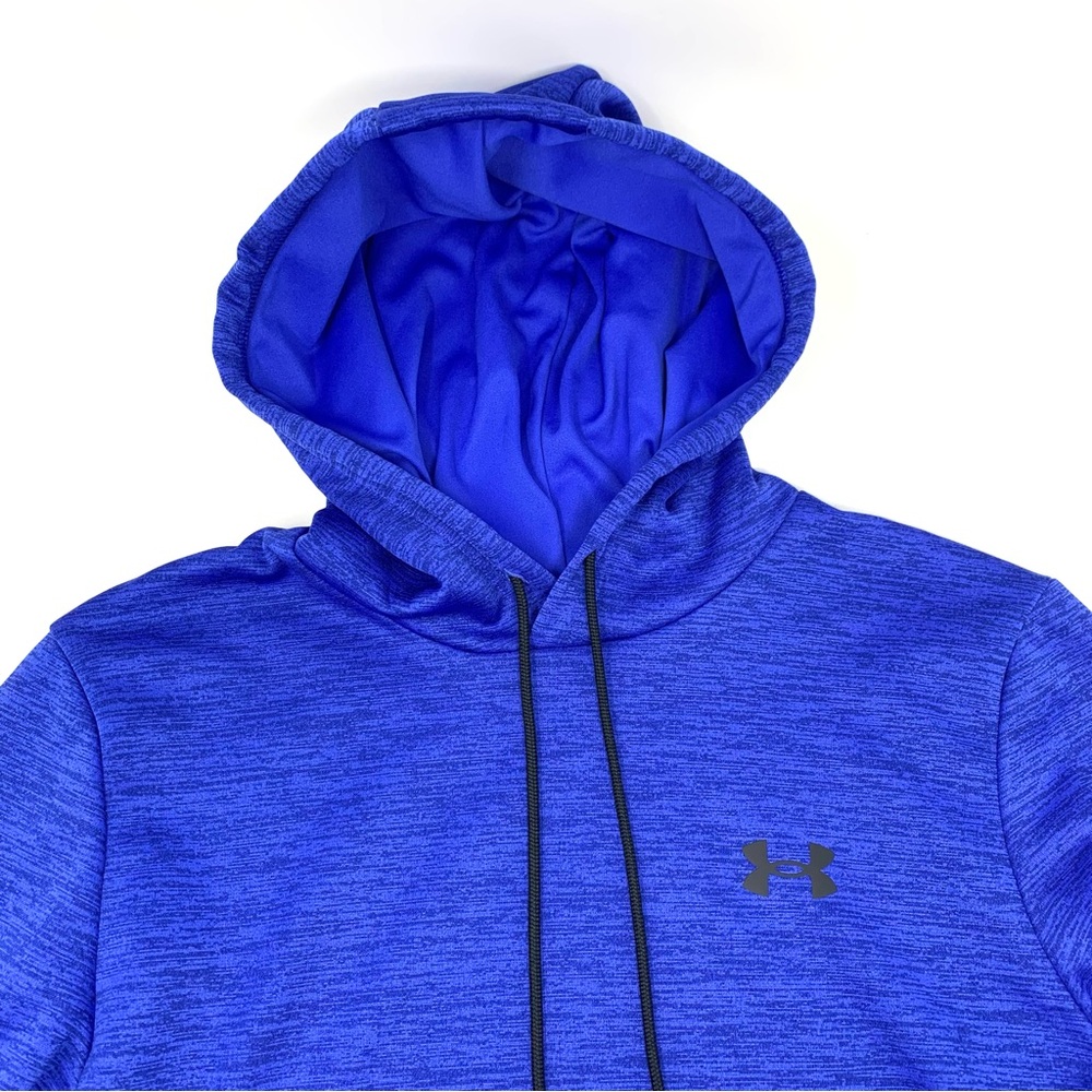 Under Armour Men's Fleece Twist Hoodie Royal Blue Active Top size XS - Picture 6 of 9